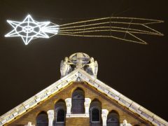 Szeged, karácsonyi vásár, adventi gyertyagyújtás, Dóm tér