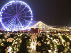 Szeged, karácsonyi vásár, adventi gyertyagyújtás, Dóm tér