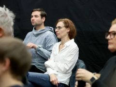 Szeged, A revizor, vígjáték, színház, olvasópróba, Szegedi Nemzeti Színház, kultura