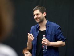 Szeged, A revizor, vígjáték, színház, olvasópróba, Szegedi Nemzeti Színház, kultura