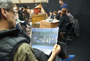 Szeged, A revizor, vígjáték, színház, olvasópróba, Szegedi Nemzeti Színház, kultura