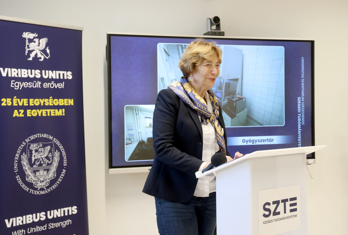 Szeged, SZTE, Dr. Bugyi István Szentesi Multidiszciplináris Centrum, eszközfejlesztések, szűrővizsgálatok, sajtótájékoztató, egyetem