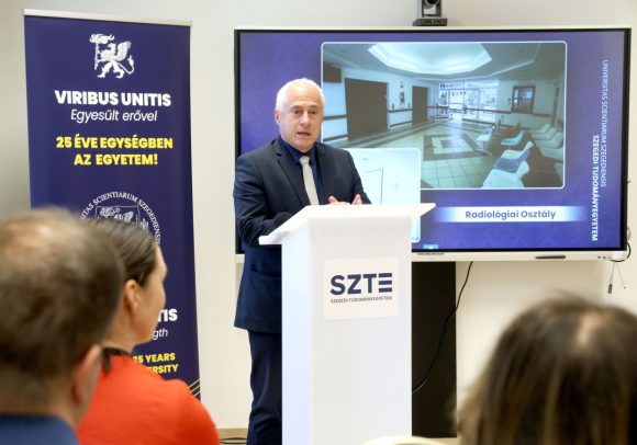 Szeged, SZTE, Dr. Bugyi István Szentesi Multidiszciplináris Centrum, eszközfejlesztések, szűrővizsgálatok, sajtótájékoztató, egyetem
