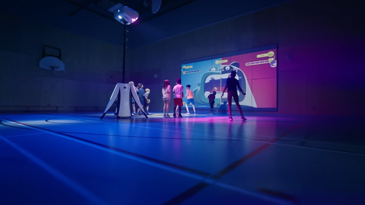 Szeged. Karolina iskola. Interaktív játszótér. Fotó: Karolina iskola