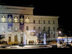 Szeged, belváros, ünnepi fény, karácsonyi fény