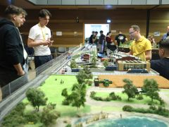 Szeged, Vasútmodell, kiállítás, Agóra, vonat