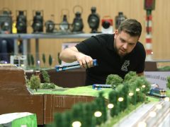 Szeged, Vasútmodell, kiállítás, Agóra, vonat