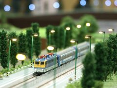 Szeged, Vasútmodell, kiállítás, Agóra, vonat