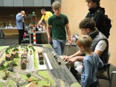 Szeged, Vasútmodell, kiállítás, Agóra, vonat