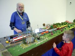 Szeged, Vasútmodell, kiállítás, Agóra, vonat