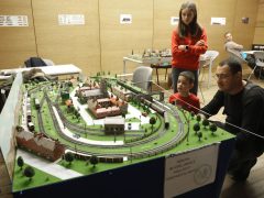 Szeged, Vasútmodell, kiállítás, Agóra, vonat