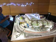 Szeged, Vasútmodell, kiállítás, Agóra, vonat