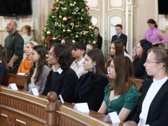 Szeged, városi ösztöndíjasok, ösztöndíj, köszöntés városháza