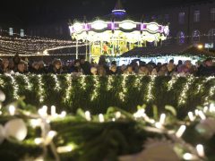 Szeged, gyertyagyújtás, Dóm tér, advent