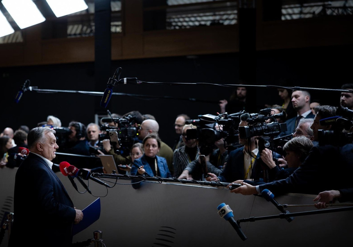 Orbán viktor. Európai Tanács. EU-csúcs. Ukrajna finanszírozása. Háború. Fotó: Orbán Viktor hivatalos FB