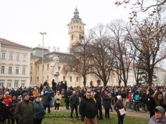 Szeged, Magyar Péter, Tisza Párt, Tisza, Út a Győzelembe, országjárás Széchenyi tér