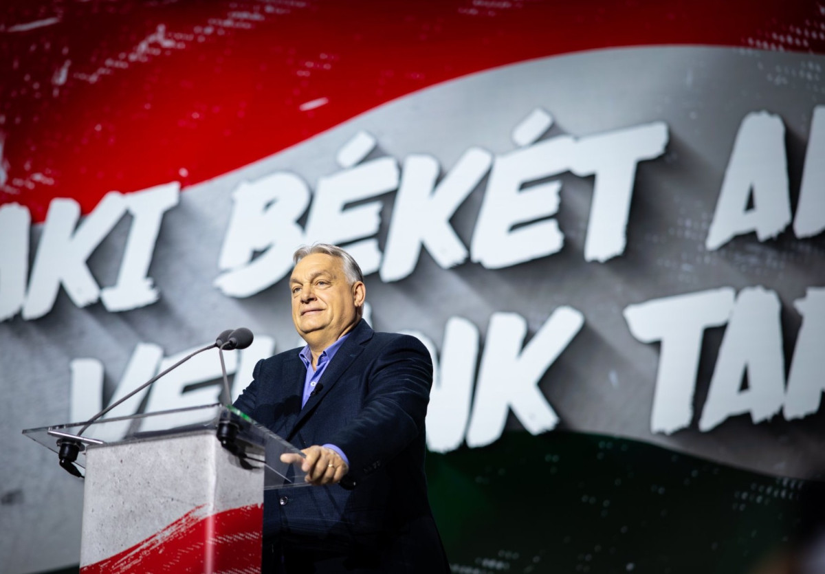 Háborúellenes Gyűlés. Szeged. Fotó: Orbán Viktor hivatalos FB