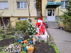 Szeged, karácsonyi dekoráció, karácsony, Mikulás, Kereszttöltés utca