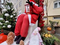 Szeged, karácsonyi dekoráció, karácsony, Mikulás, Kereszttöltés utca