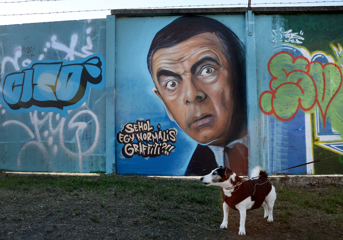 Szeged, graffiti, töltés