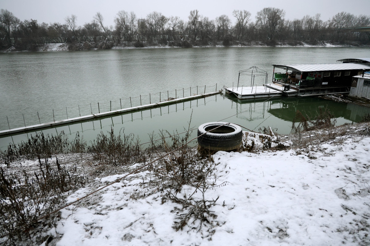 Szeged, havazás, január, tél, időjárás