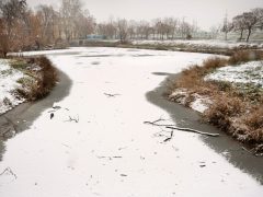 Szeged, havazás, január, tél, hó, időjárás, befagyott, Zápor-tó
