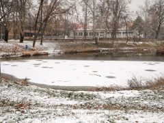 Szeged, havazás, január, tél, hó, időjárás, befagyott, Zápor-tó