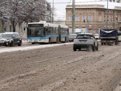 Szeged, havazás, hó, január, tél, időjárás, közlekedés
