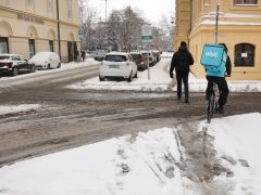 Szeged, havazás, hó, január, tél, időjárás