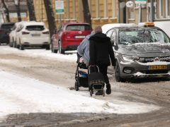 Szeged, havazás, hó, január, tél, időjárás