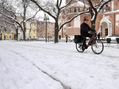 Szeged, havazás, hó, január, tél, időjárás
