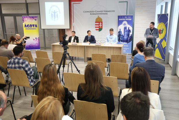 Szeged, III. ÁGOTA Futás, ÁGOTA Futás, sajtótájékoztató, Kothencz János, Salgó László, Mihálffy Béla