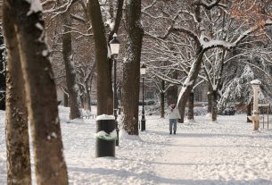 Szeged, havazás, hó, január, tél, időjárás, Stefánia