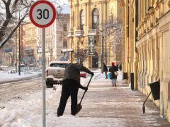 Szeged, havazás, hó, január, tél, időjárás