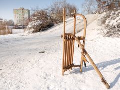 Szeged, hó, időjárás, január, tél, szánkózás, Vér-tói domb, Vér-tó