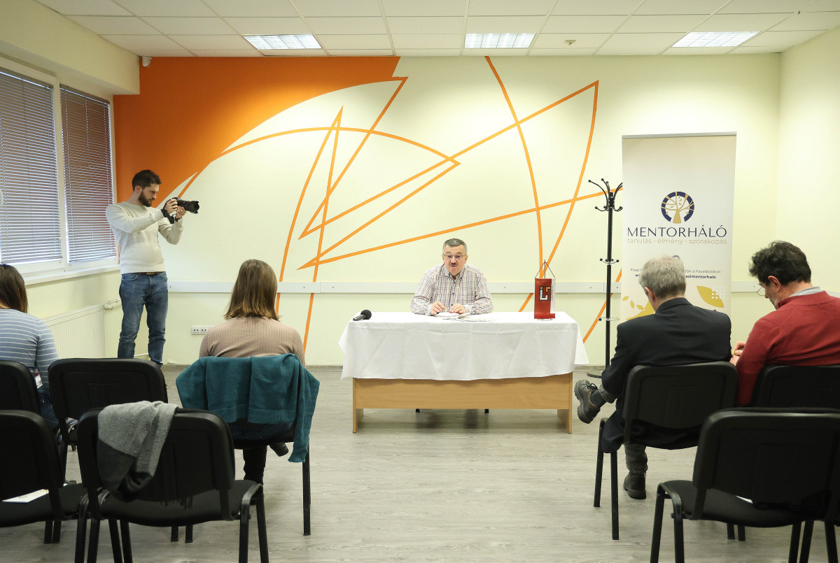 Szeged, Mentorháló, sajtótájékoztató, Porkoláb Mihály
