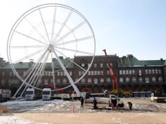 Szeged, bontják, óriáskerék, körhinta, Dóm tér