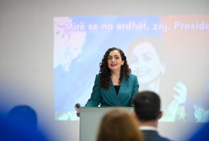 Koszovó is elfogadta Trump meghívását a Béketanácsba, Norvégia viszont elutasította. Vjosa Osmani, Koszovó köztársasági elnöke. Fotó: Vjosa Osmani hivatalos FB