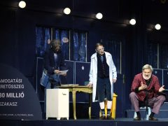 Szeged, A revizor, vígjáték, próba, színház, Szegedi Nemzeti Színház