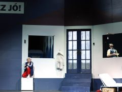 Szeged, A revizor, vígjáték, próba, színház, Szegedi Nemzeti Színház