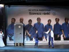 Szeged, A revizor, vígjáték, próba, színház, Szegedi Nemzeti Színház