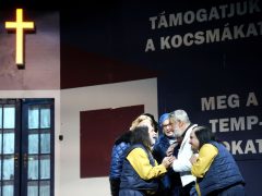 Szeged, A revizor, vígjáték, próba, színház, Szegedi Nemzeti Színház