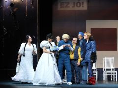 Szeged, A revizor, vígjáték, próba, színház, Szegedi Nemzeti Színház