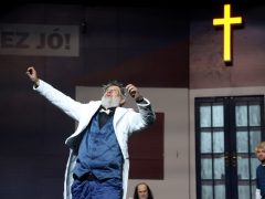 Szeged, A revizor, vígjáték, próba, színház, Szegedi Nemzeti Színház