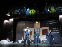 Szeged, A revizor, vígjáték, próba, színház, Szegedi Nemzeti Színház