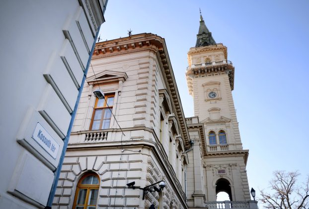 Hódmezővásárhely, városháza, Kossuth tér