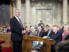 Szeged, Közéleti Kávéház, polgármester, év értékelő, beszámoló, Botka László, városháza