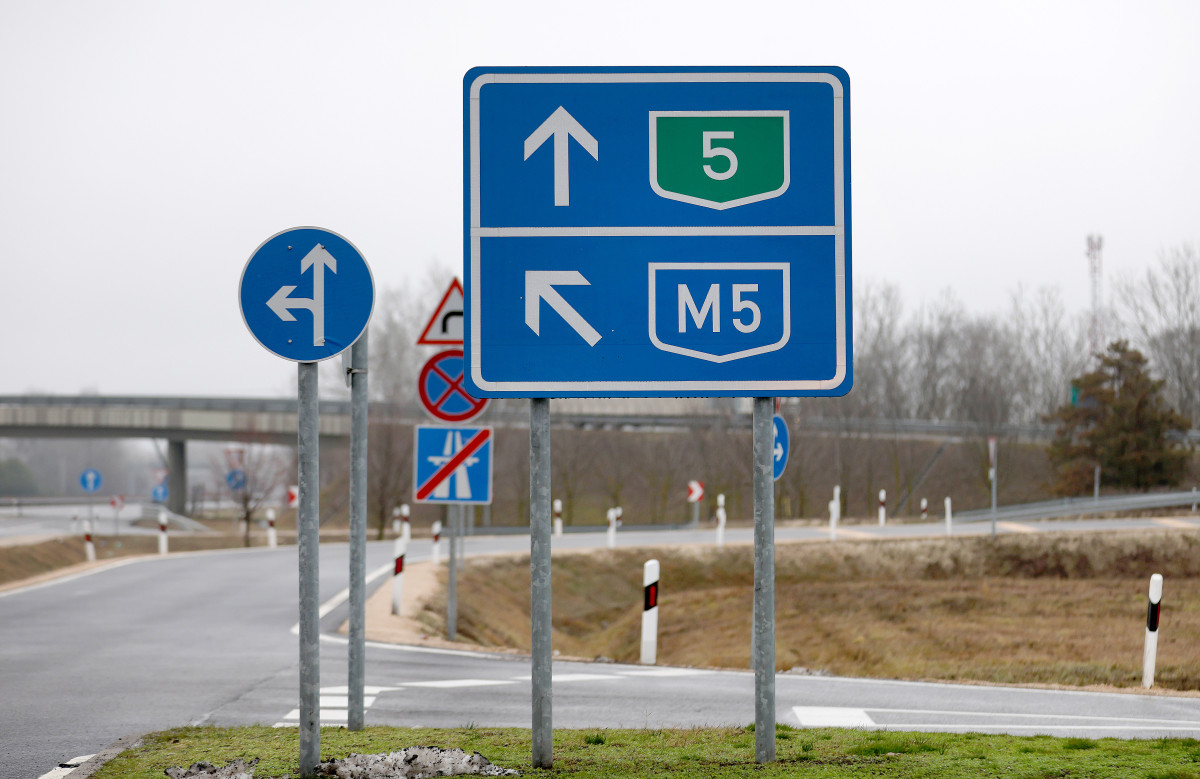 Röszke, röszkei határátkelő, határ, M5, autópálya