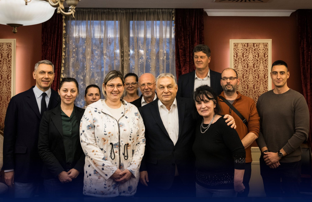 Orbán Viktor Mórahalomra látogatott. Fotó: Orbán Viktor hivatalos FB
