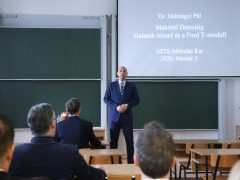 Szeged, SZTE, egyetem, Mérnöki Kar, Galamb József előadóterem, avató